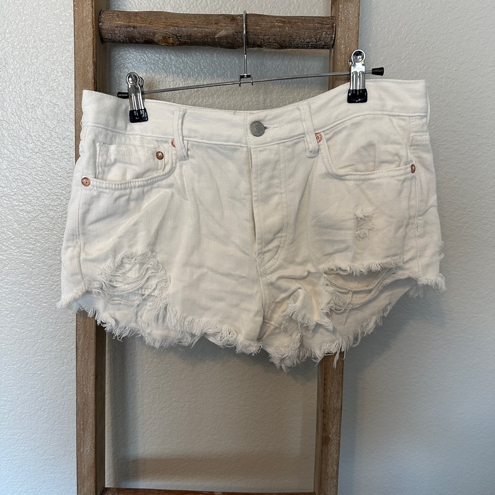 Free People Jean Shorts